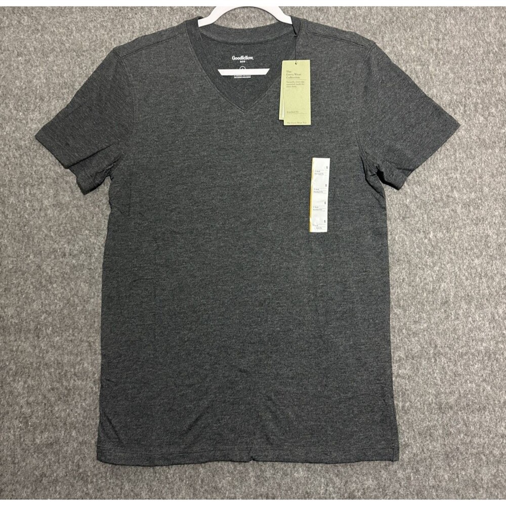 Goodfellow & Co Men's V Neck Shirt Black Small